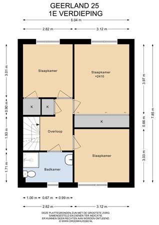Floorplan - Geerland 25, 1433 JL Kudelstaart